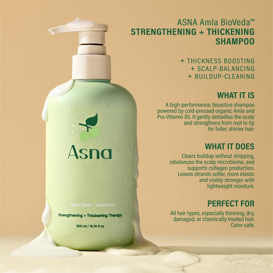 Amla BioVeda Strengthening + Thickening Shampoo